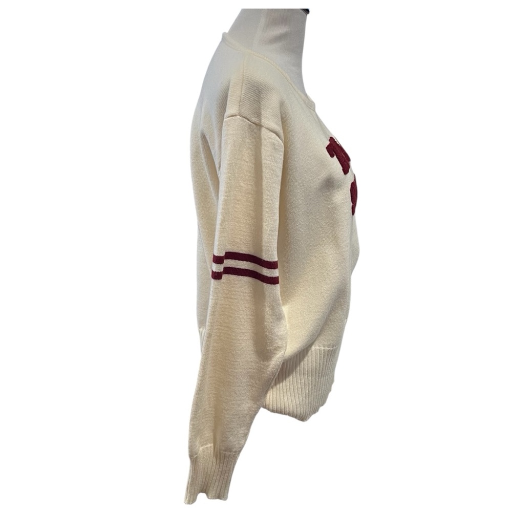 Taylor Swift Red Collegiate Letterman’s Knit Felted Sweater Large - Picture 3 of 6